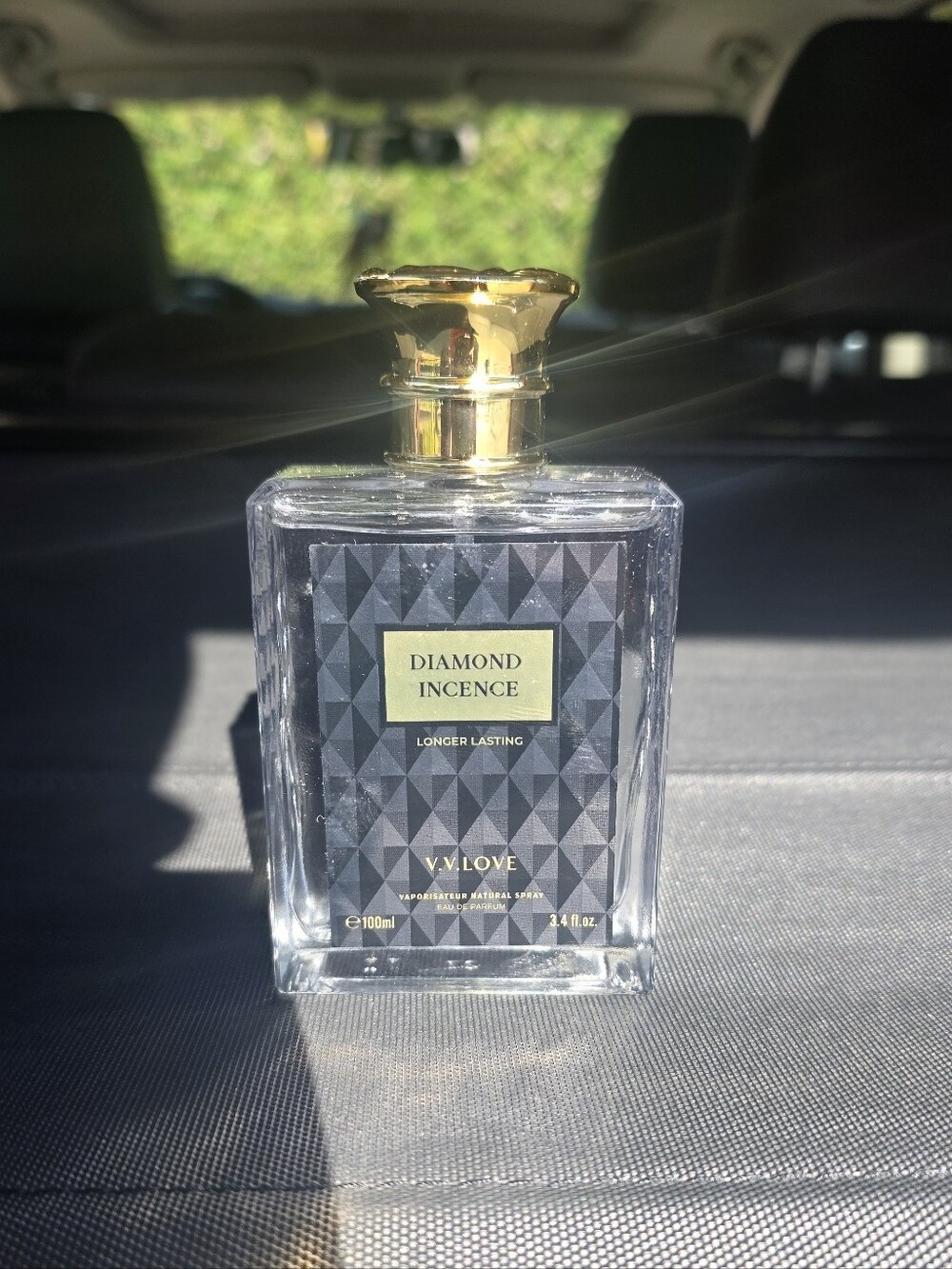 Diamond Incence Eau de Parfum - Clear Bottle with Gold Cap